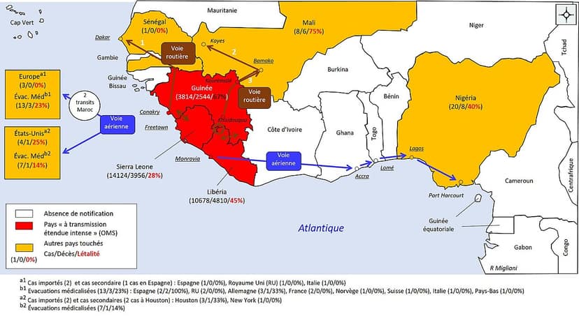 Ebola: epidemie breidt zich uit naar zesde provincie in de DRC