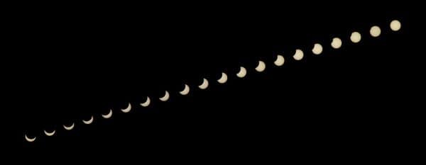 Prévisions météorologiques pour l'éclipse solaire partielle de mercredi