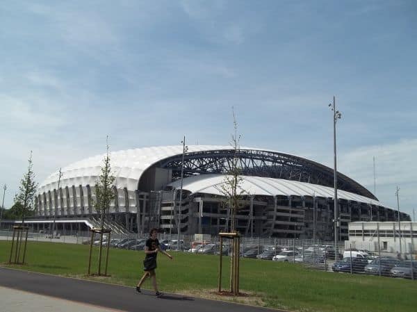 New Central Stadium in Talas Expected to Be Completed by Independence Day