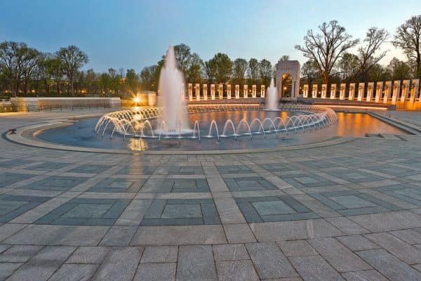 World War II Memorial in Washington Vandalised with Soap and Graffiti