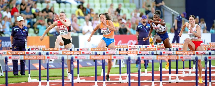 Nadine Visser wint goud op 100 meter horden na fotofinish op EK