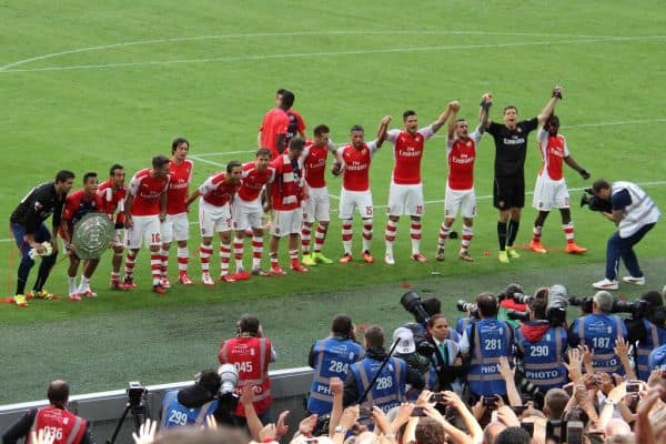 Arsenal et Manchester City s'affrontent lors de la Community Shield 2023