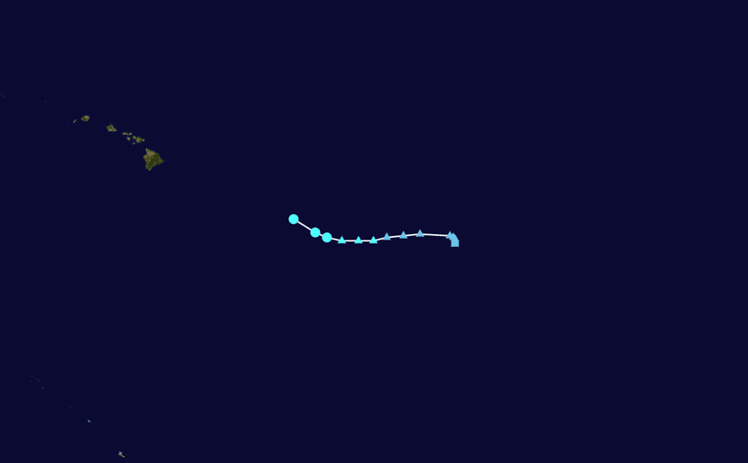 Tropical Storm Hernan forms in the Pacific while Lala targets Hawaii
